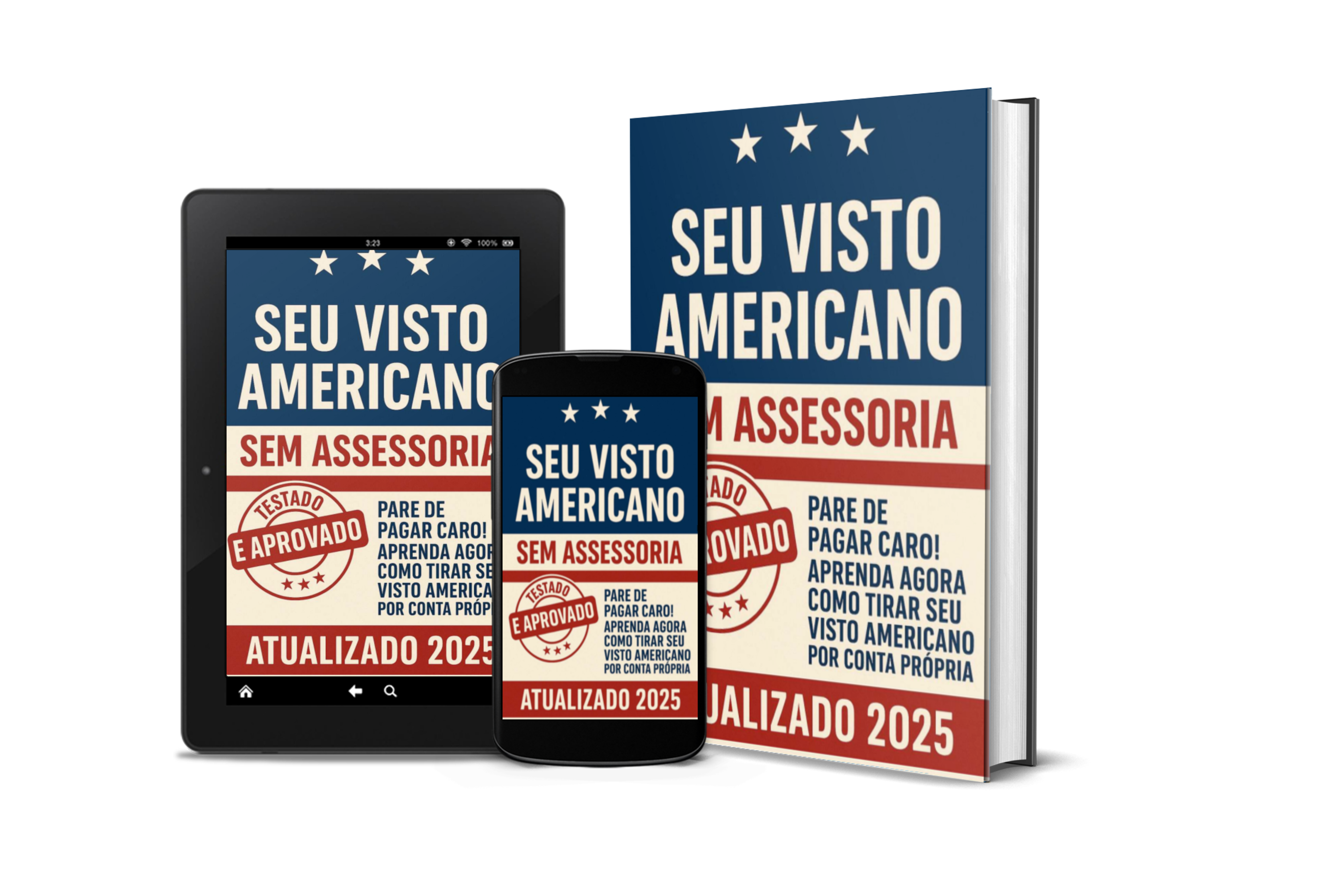 Capa do eBook Guia Visto Americano 2025
